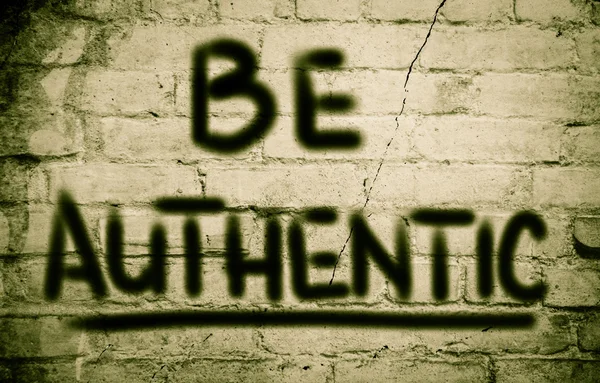 Be Authentic Concept — Stock Photo, Image