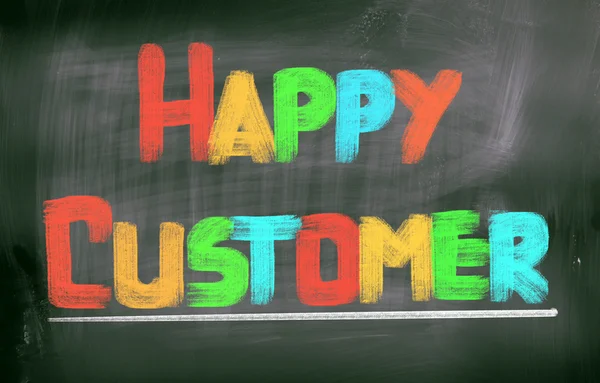 Concepto de cliente feliz — Foto de Stock