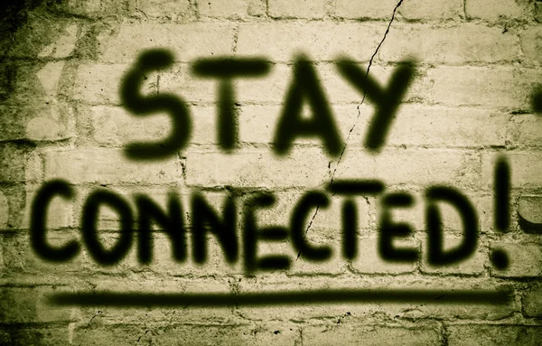 Stay Connected Concept — Stock Photo, Image