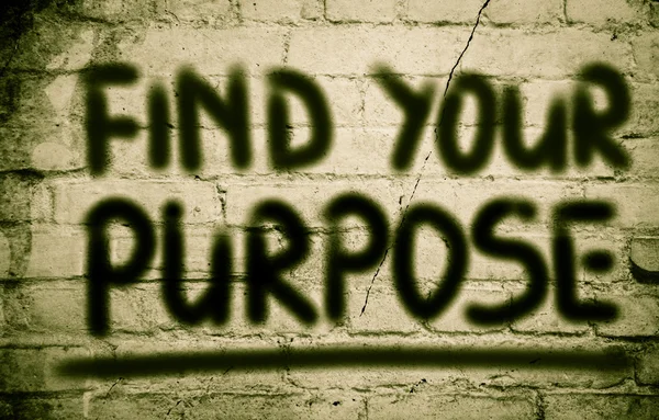 Encontre seu conceito de propósito — Fotografia de Stock