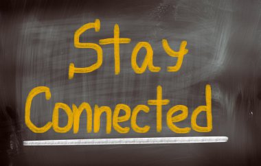 Stay Connected Concept clipart