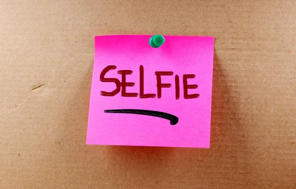 Selfie concept — Stockfoto