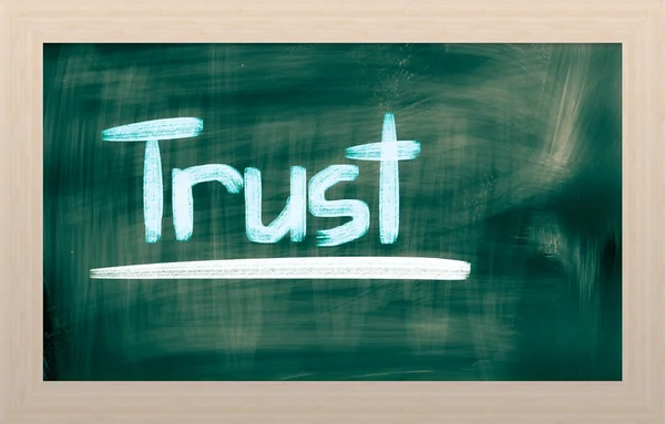 Концепция доверия — стоковое фото