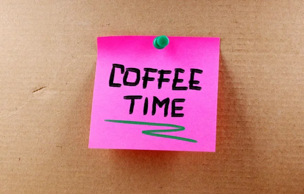 Coffee Time Concept — Stock Photo, Image