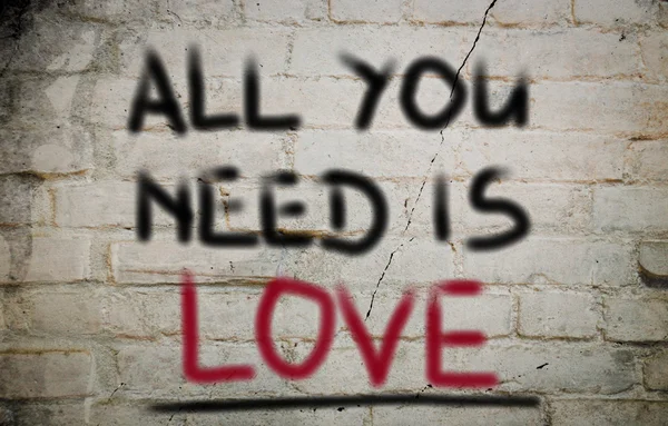 All You Need Is Love Concept — Stock Photo, Image