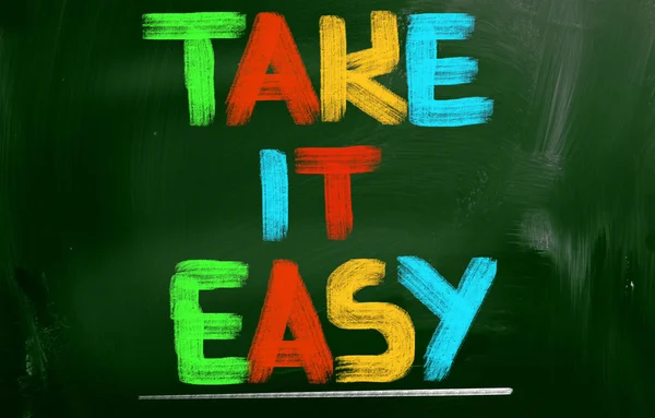 Take it easy Konzept — Stockfoto