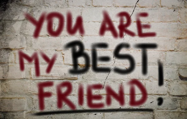 You Are My Best Friend Concept — Stock Photo, Image
