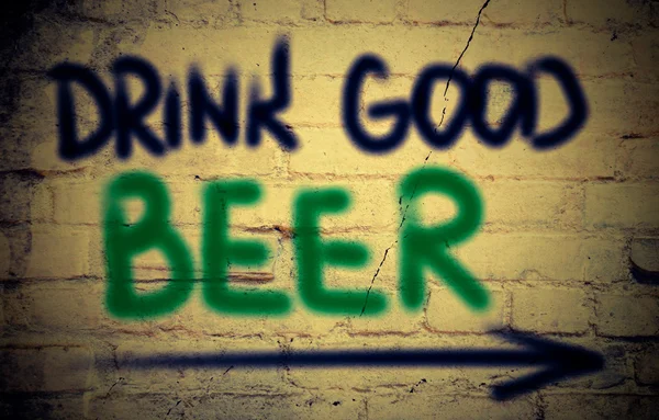 Bere Good Beer Concept — Foto Stock