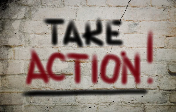 Take Action Concept — Stock Photo, Image
