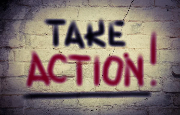 Take Action Concept — Stock Photo, Image