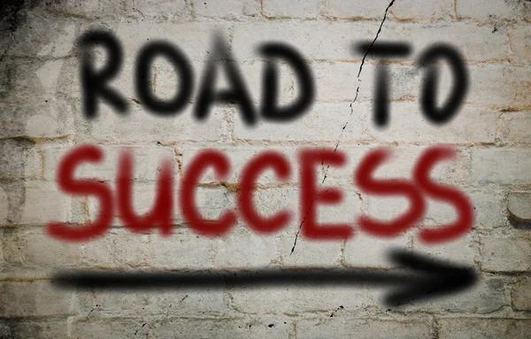 成功の概念への道 — ストック写真