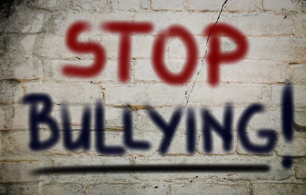 Pare o conceito de bullying — Fotografia de Stock