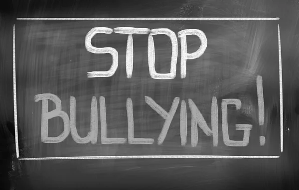 Pare o conceito de bullying — Fotografia de Stock