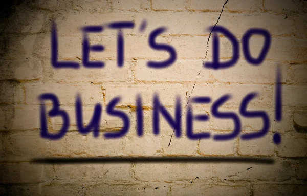 Let's Do Business Concept — Stock Photo, Image