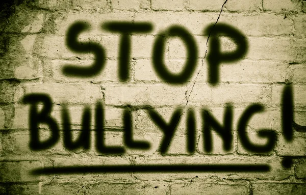 Pare o conceito de bullying — Fotografia de Stock