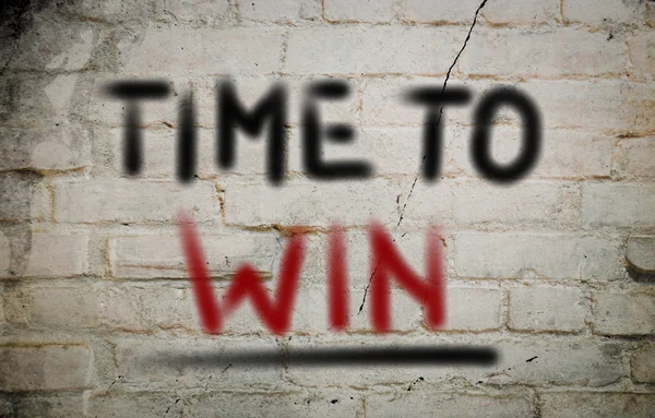 Time To Win Concept — Stock Photo, Image