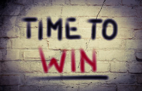 Time To Win Concept — Stock Photo, Image