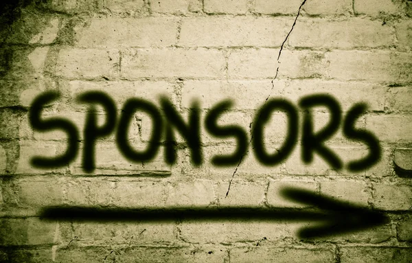 Sponsors Concept — Stock Photo, Image