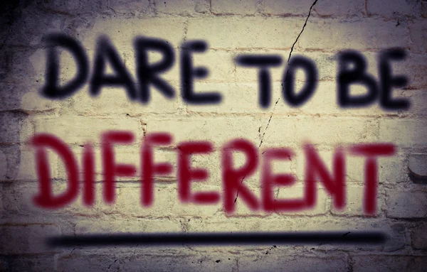 Dare To Be Different Concept — Stock Photo, Image