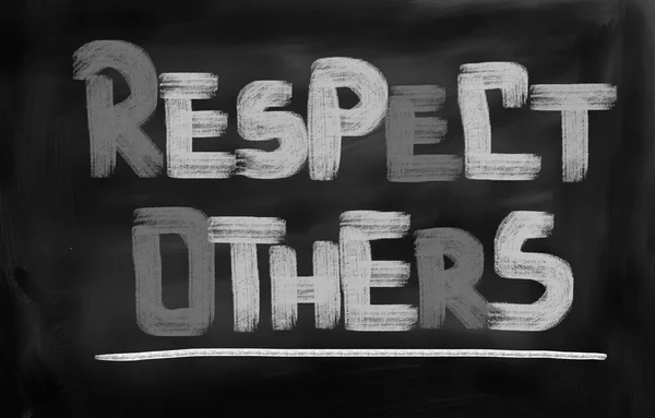 Respect Others Concept — Stock Photo, Image