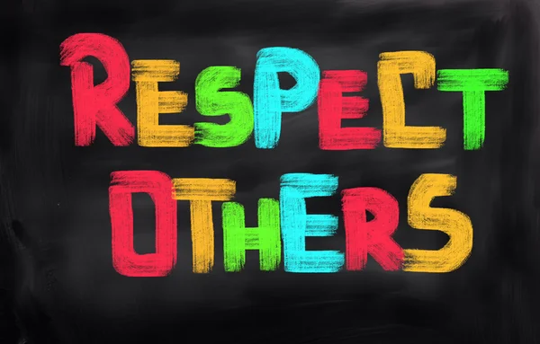Respect Others Concept — Stock Photo, Image