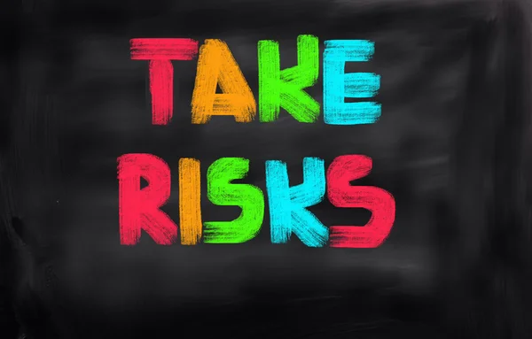 Přijmout koncept rizika — Stock fotografie