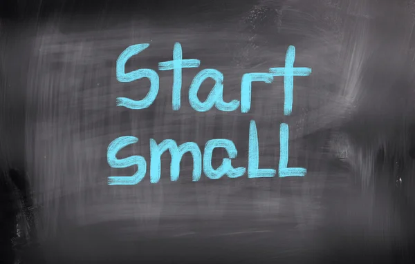 Start Small Concept — Fotografie, imagine de stoc