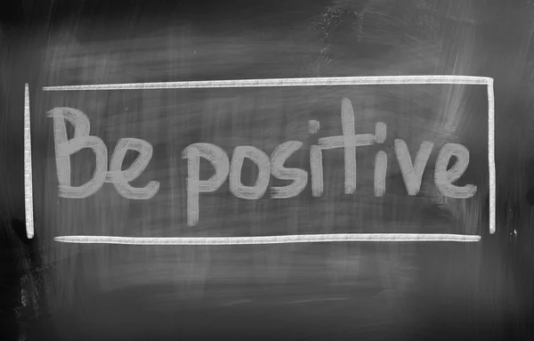 Be Positive Concept — Stock Photo, Image