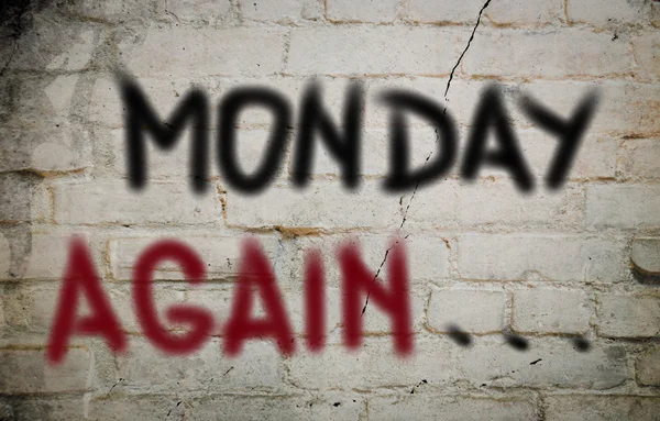 Koncepcja poniedziałek — Zdjęcie stockowe