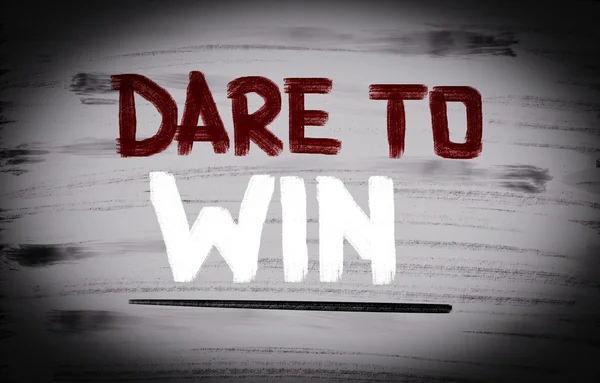 Dare To Win Concept