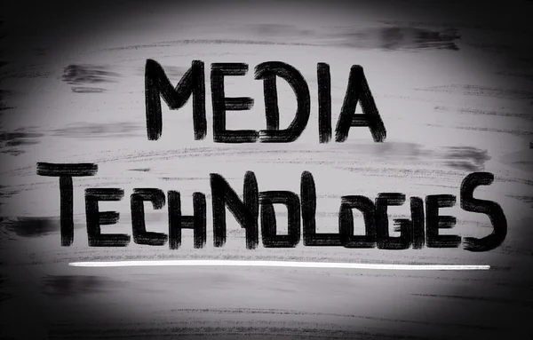 Concept des technologies des médias — Photo