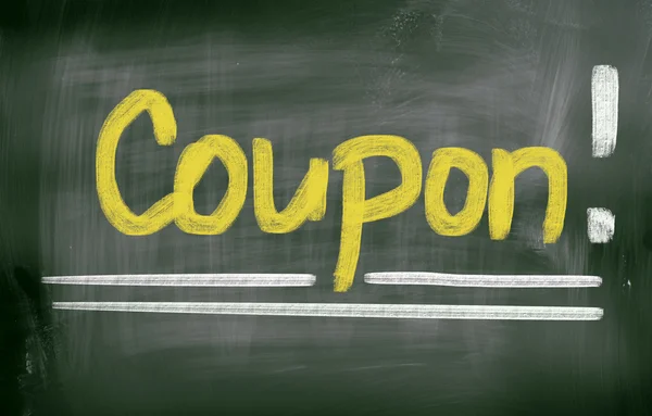 Concept de coupon — Photo