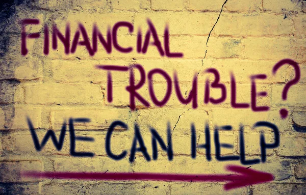 Concepto de problemas financieros —  Fotos de Stock