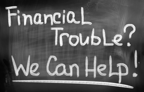 Financial Trouble Concept — Stock Photo, Image