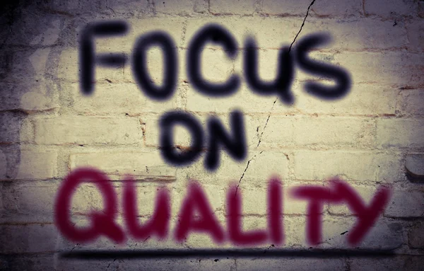 Focus sur le concept de qualité — Photo