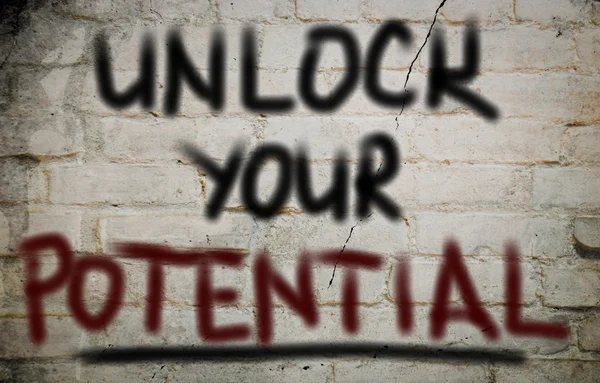 Unlock Your Potential Concept — Stock Photo, Image