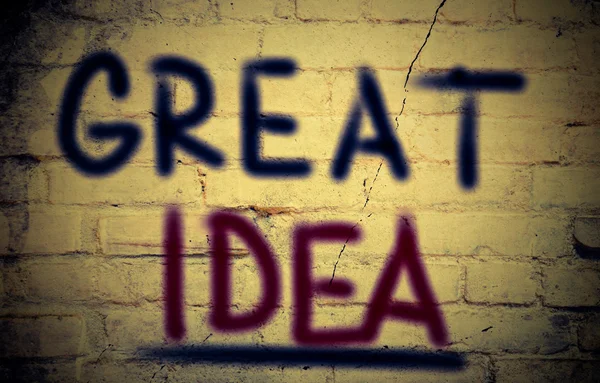Great Idea Concept — Stock Photo, Image