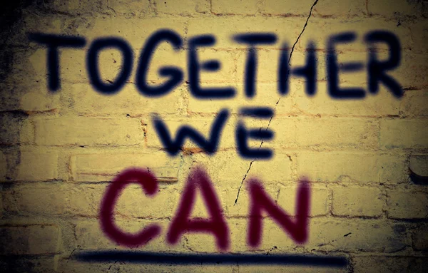 Together We Can Concept — Stock Photo, Image