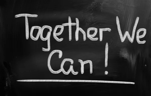 Together We Can Concept — Stock Photo, Image