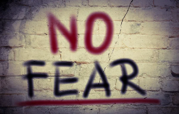 No Fear Concept — Stock Photo, Image