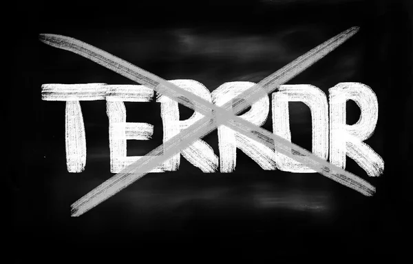 No Terror Concept — Stock Photo, Image