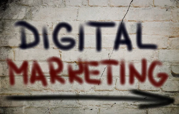 Conceptul de marketing digital — Fotografie, imagine de stoc