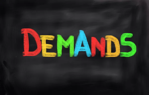 Demands Concept — Stock Photo, Image