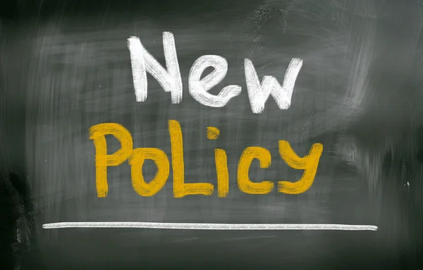 새로운 정책 개념 — 스톡 사진