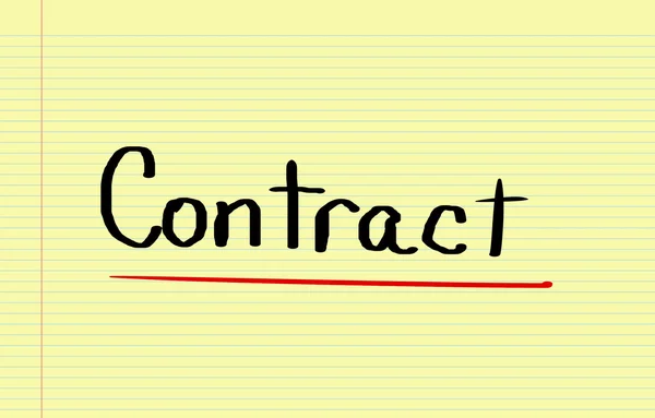 Concept de contrat — Photo