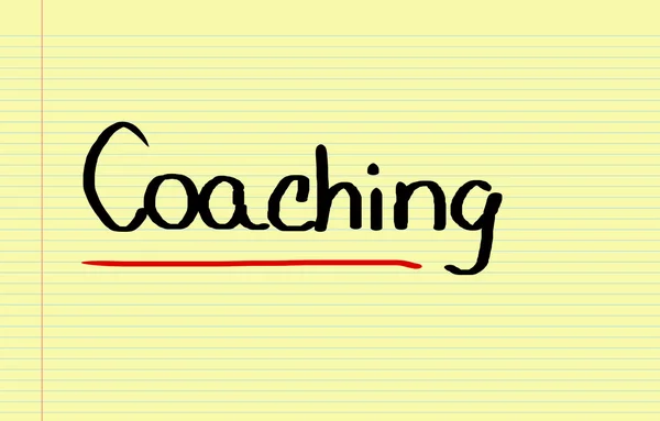 Concetto di coaching — Foto Stock