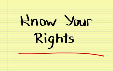 Know Your Rights Concept clipart