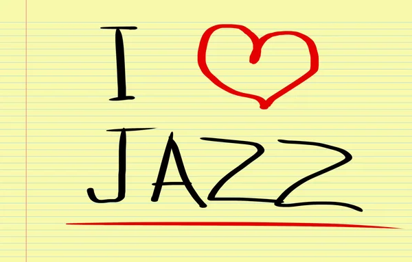 Μου αρέσει η τζαζ έννοια — Φωτογραφία Αρχείου