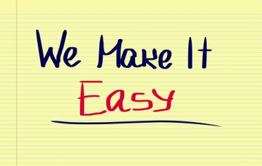 kolay kavramı yaparsak...