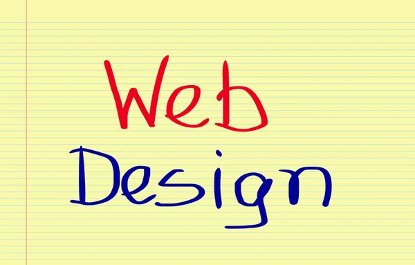 Web ontwerp — Stockfoto